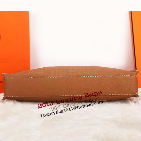 Hermes Mens Briefcase Original Calf Leather H86683 Wheat