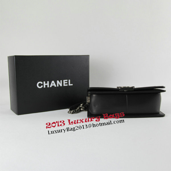 Chanel Boy 2014 Flap Shoulder Bag in Original Sheepskin A67086 Black