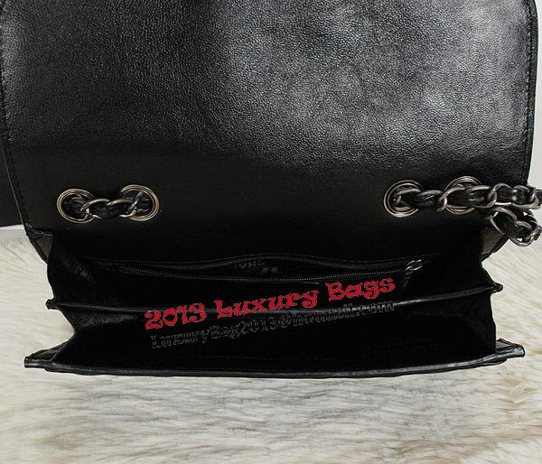 Chanel Classic Flap Bag Sheepskin Leather A66331 Black
