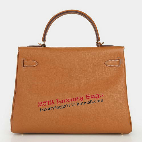 Hermes Kelly 32cm Shoulder Bag Wheat Original Leather K32 Gold