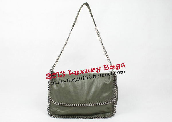 Stella McCartney Falabella PVC Cross Body Bag 838 Dark Green