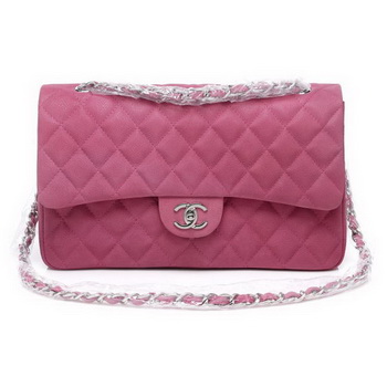 Chanel Classic Flap Bag 2.55 Series Original Suede Cannage Pattern CHA1112 Rosy
