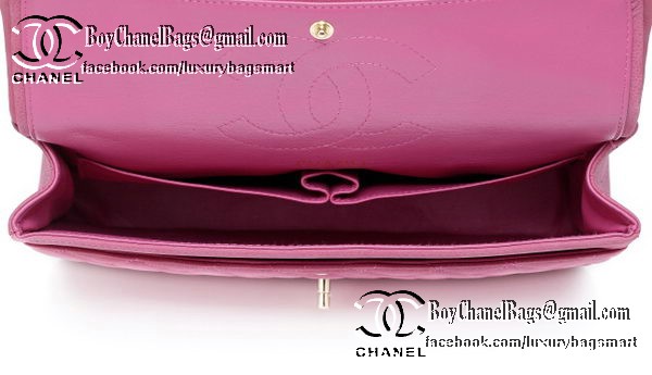 Chanel Classic Flap Bag Cannage Pattern CHA1113 Peach