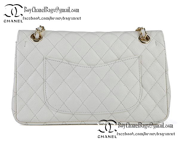 Chanel Classic Flap Bag Cannage Pattern CHA1113 White