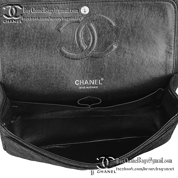 Chanel Classic Flap Bag Grain Leather CHA1113 Black