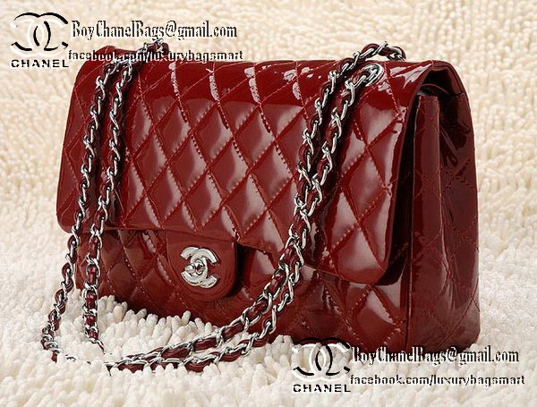 Chanel Classic Flap Bag Patent Leather CHA1113 Burgundy