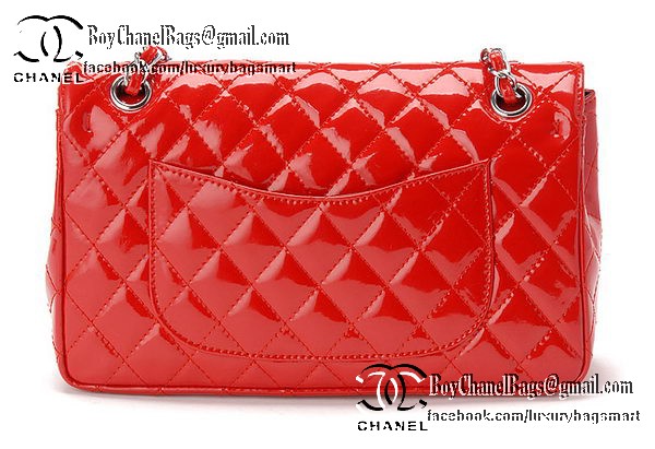 Chanel Classic Flap Bag Patent Leather CHA1113 Red