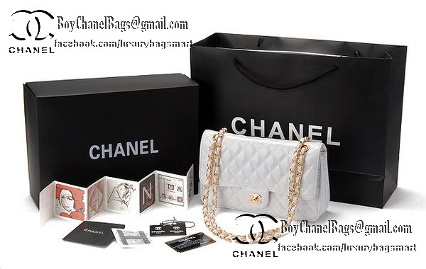 Chanel Classic Flap Bag Patent Leather CHA1113 White