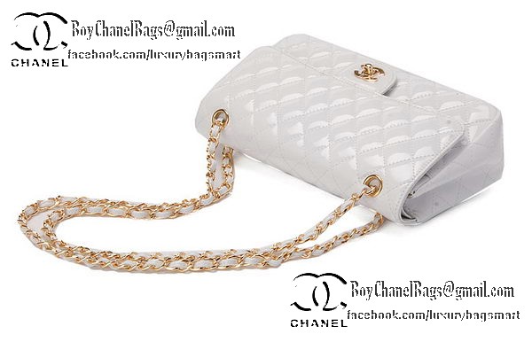 Chanel Classic Flap Bag Patent Leather CHA1113 White