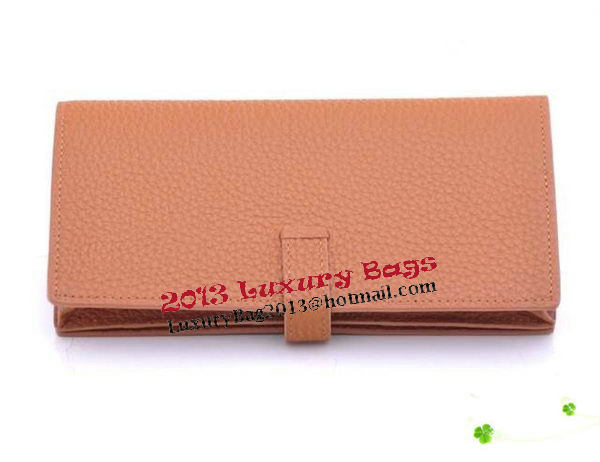 Hermes Bearn Japonaise Bi-Fold Wallet Grainy Leather H68942 Wheat