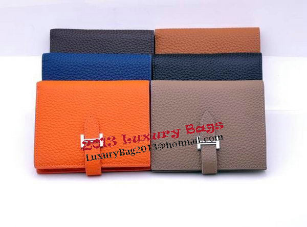 Hermes Bearn Japonaise Bi-Fold Wallet Grainy Leather H68943
