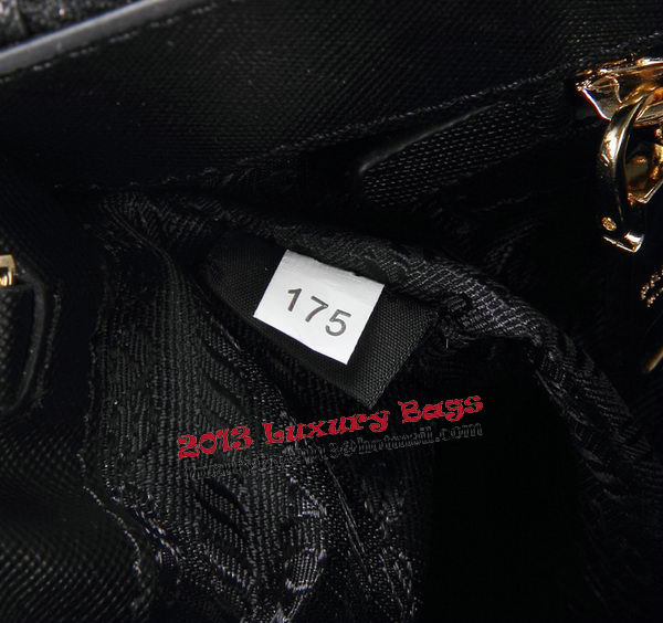 Prada Saffiano Leather Tote Bag BN1801 Black