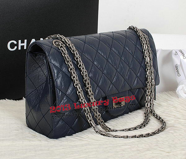 Chanel Classic Flap Shoulder Bags A226 Blue Original Sheep Leather