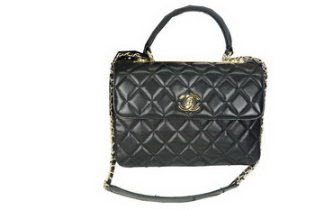 Chanel Original Lambskin Embellished Flap Bag CHA92238 Black