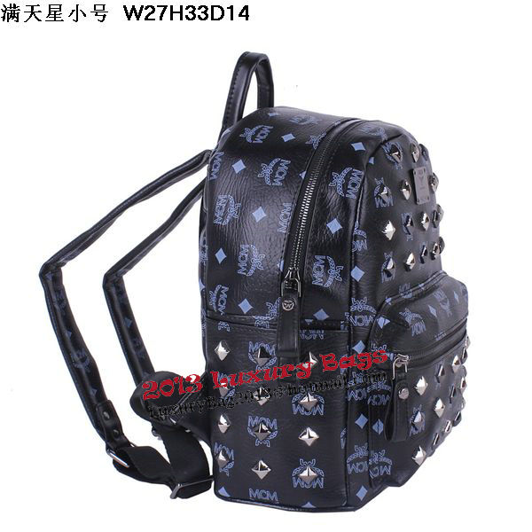 MCM Stark Studded Small Backpack MC2089S Black