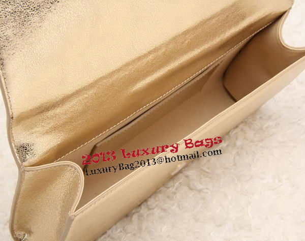 YSL Classic Monogramme Tassel Smooth Leather Clutch Bag Y8908 Gold