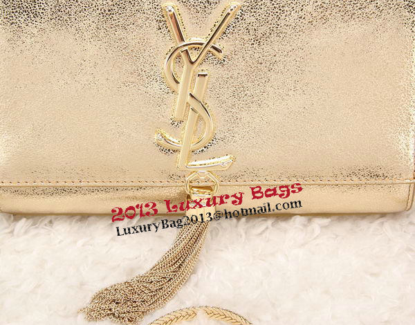 Yves Saint Laurent Monogramme Cross-body Shoulder Bag Gold
