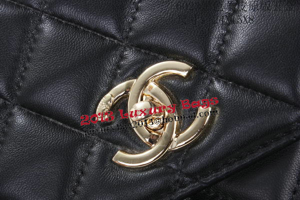 Chanel Classic Top Flap Bag Sheep Leather CHA6023 Black