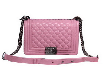 Boy Chanel Flap Shoulder Bag Sheepskin Leather CHA2068 Pink