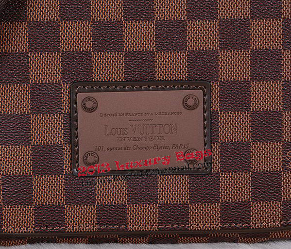 Louis Vuitton Damier Ebene Canvas Brooklyn PM N51210