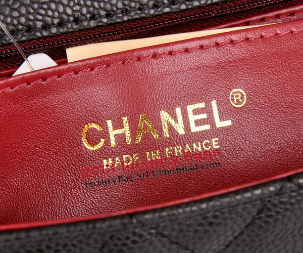 Chanel mini Classic Flap Bag Black Cannage Pattern 1117 Gold