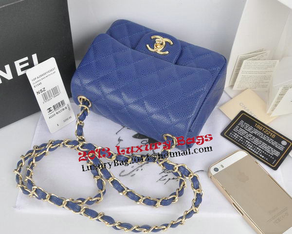 Chanel mini Classic Flap Bag Royal Cannage Pattern 1115 Gold