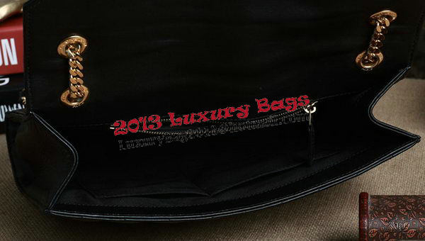Saint Laurent Classic Monogramme Original Leather Flap Bag Y5480 Black