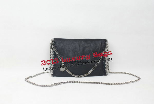 Stella McCartney Falabella Black PVC Cross Body Bag 875 Silver