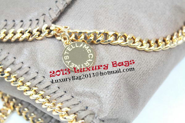 Stella McCartney Falabella Khaki PVC Cross Body Bag 875 Gold