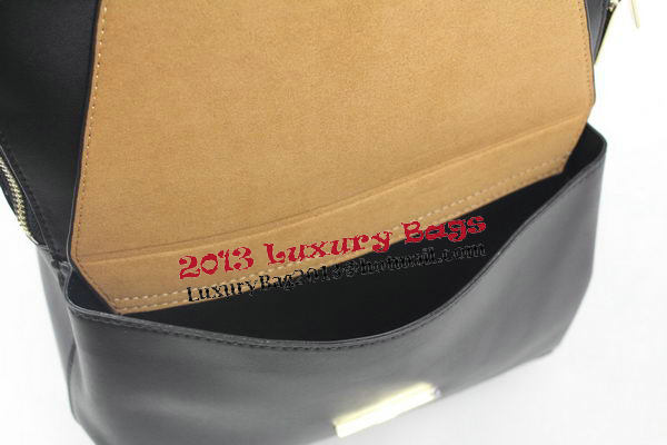 Stella McCartney Smooth Calfskin Leather Backpack 878 Black