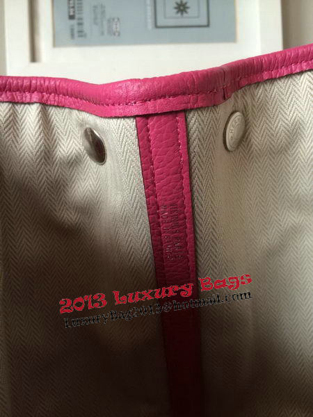 Hermes Garden Party 30CM Bag Canvas Leather H11S Rosy