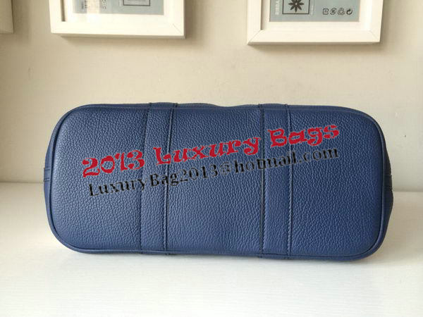 Hermes Garden Party 30CM Bag Canvas Leather H11S Royal