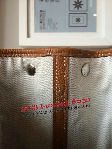 Hermes Garden Party 30CM Bag Canvas Leather H11S Wheat