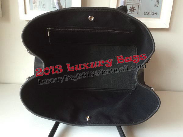 Hermes Garden Party 36CM Bag Canvas Leather H11M Black