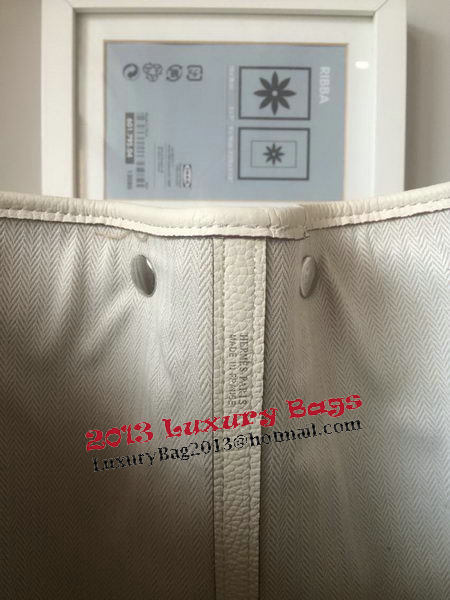 Hermes Garden Party 36CM Bag Canvas Leather H11M OffWhite