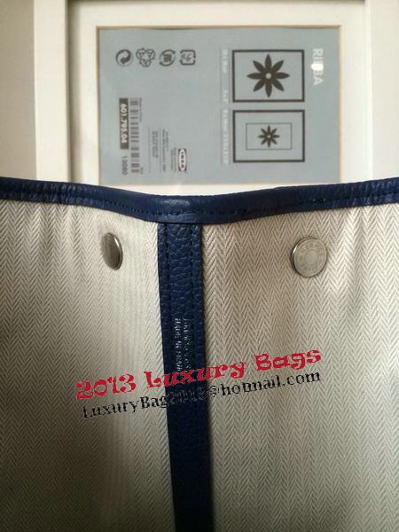 Hermes Garden Party 36CM Bag Canvas Leather H11M Royal