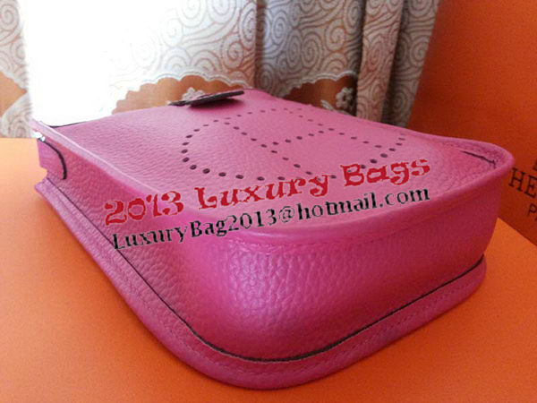 Hermes mini Evelyne Messenger Bag H1608S Rosy