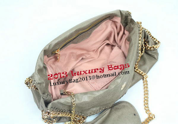 Stella McCartney Falabella PVC Fold Over Tote Bag 811 Khaki