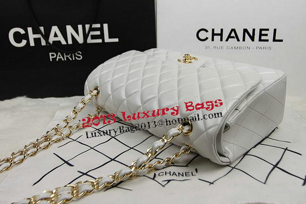 Chanel Classic Flap Bag OffWhite Original Leather CF1113 Gold