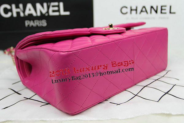 Chanel Classic Flap Bag Rose Original Leather CF1113 Gold