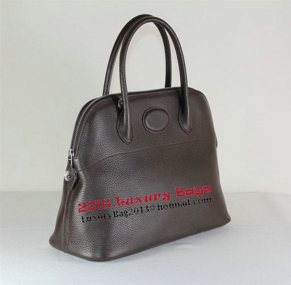 Hermes Bolide 37CM Calfskin Leather Tote Bags H509084 Brown