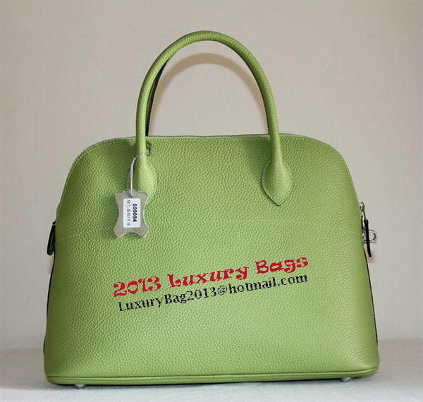 Hermes Bolide 37CM Calfskin Leather Tote Bags H509084 Green