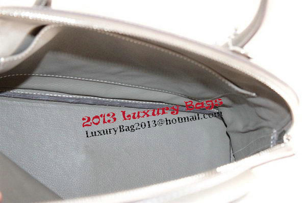Hermes Bolide 37CM Calfskin Leather Tote Bags H509084 Grey
