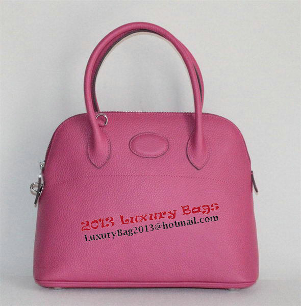 Hermes Bolide 37CM Calfskin Leather Tote Bags H509084 Rosy