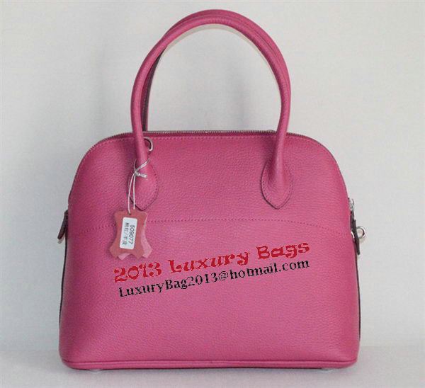 Hermes Bolide 37CM Calfskin Leather Tote Bags H509084 Rosy