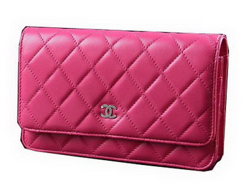 Chanel Matelasse Wallet Sheepskin Leater A31557 Rose