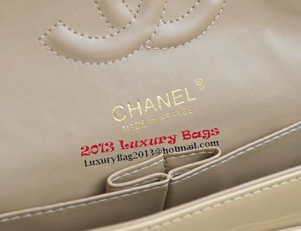 Chanel 2.55 Series Bag Apricot Sheepskin Leather CHA1112 Gold