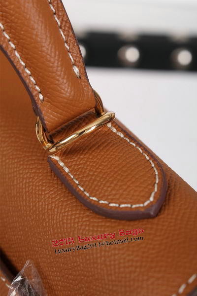 Hermes Kelly 32cm Shoulder Bags Grained Leather Wheat