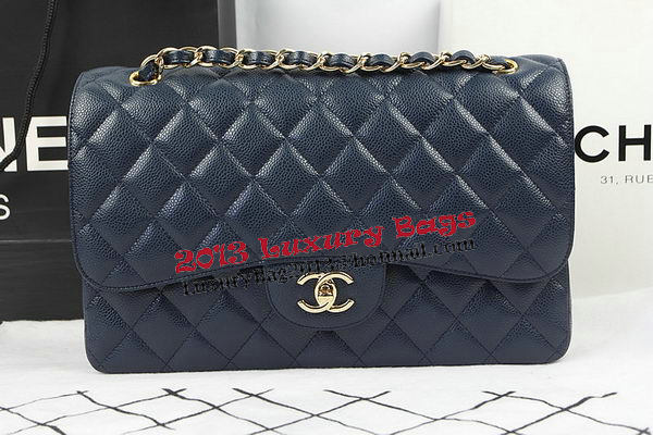 Chanel Classic Flap Bag Royal Cannage Pattern CF1113 Gold