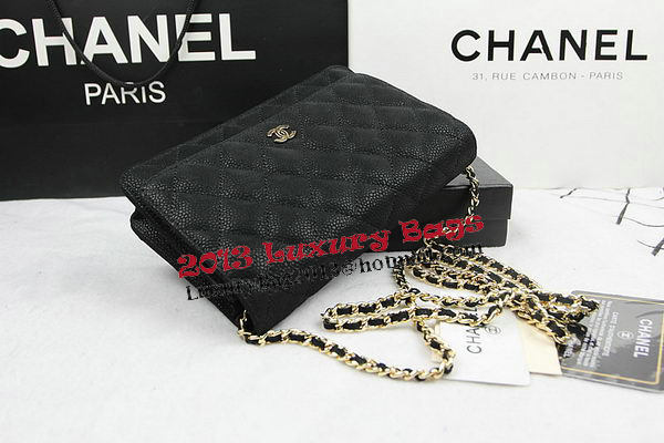 Chanel mini Flap Bag Original Suede Leather A33814 Black